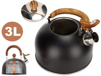Thumbnail for 3L Smart Kettle Whistling Kettle(Stainless Steel)