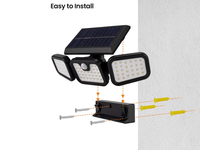 Thumbnail for 3-Headed Outdoor Solar Motion Sensor Light 74LED