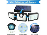 Thumbnail for 3-Headed Outdoor Solar Motion Sensor Light 74LED