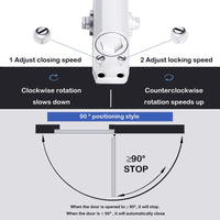 Thumbnail for Automatic Door Closer Reversible