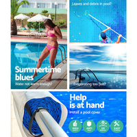Thumbnail for Pool Cover Roller 6.4 m Adjustable Swimming Pool Solar Blanket Reel