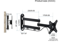 Thumbnail for Universal Tv Wall Mount  10-26 Inch