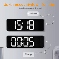Thumbnail for Digital Wall Clock Large Display LED Clock 16