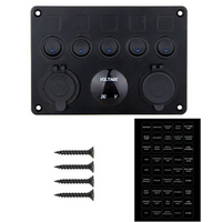 Thumbnail for 5 Gang Rocker Switch Panel
