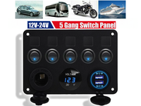 Thumbnail for 5 Gang Rocker Switch Panel