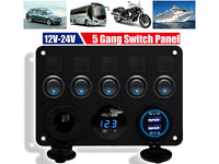 Thumbnail for 5 Gang Rocker Switch Panel