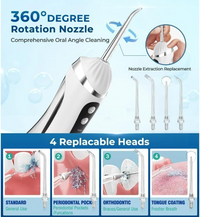 Thumbnail for Cordless Water Flosser Electric Cleaner