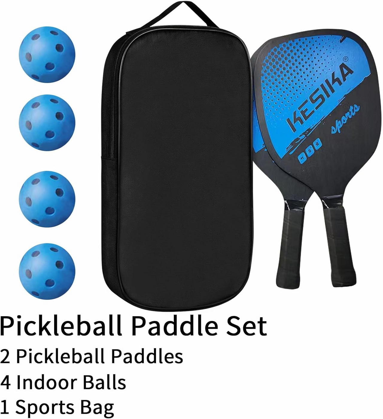 Pickleball Paddles and Ball Set