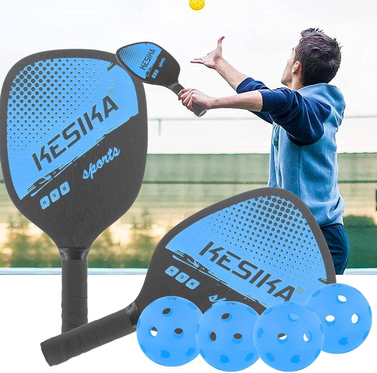 Pickleball Paddles and Ball Set