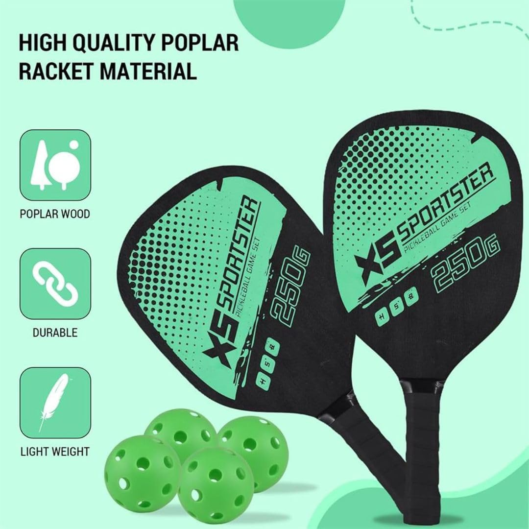 Pickleball Paddles and Ball Set