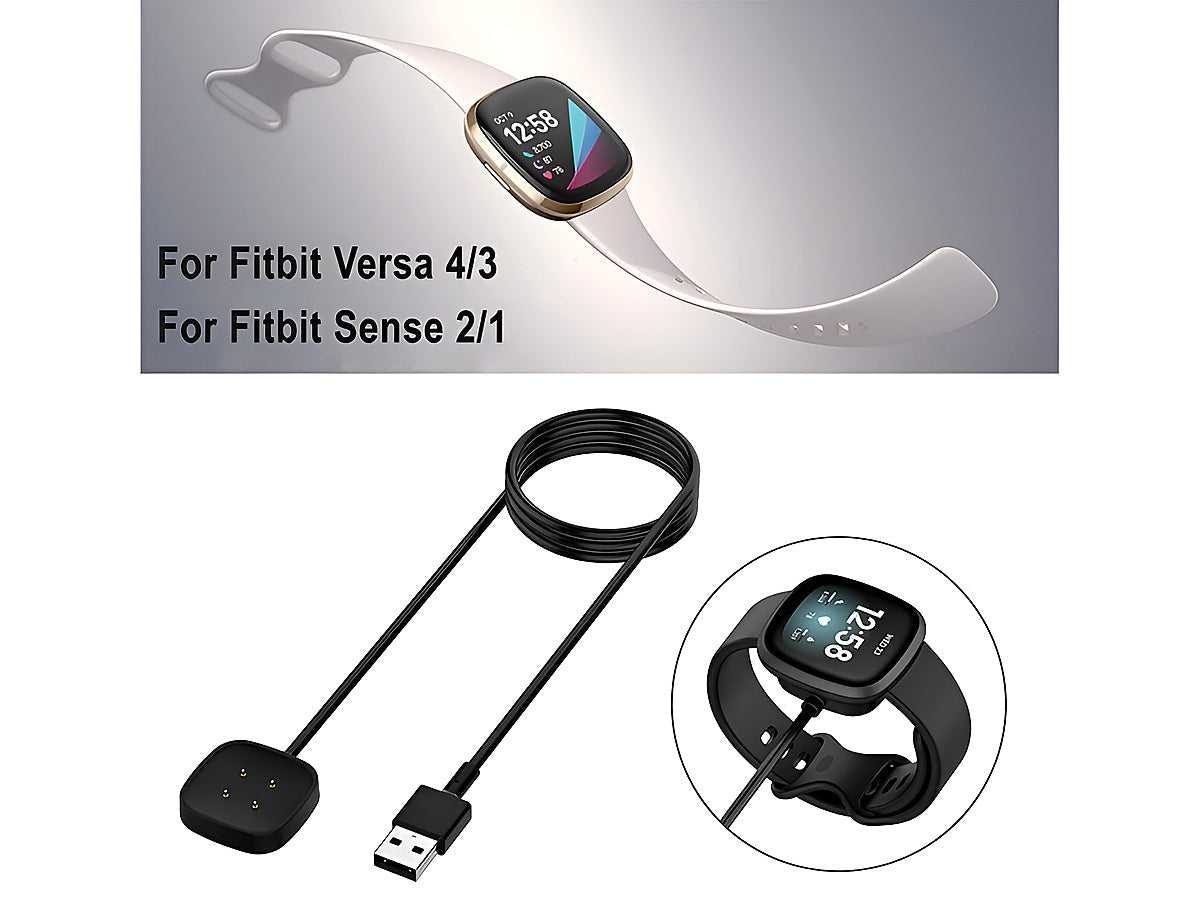Charging Cable for Fitbit Sense 1/2 & Fitbit Versa 3/4