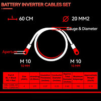 Thumbnail for Car Battery Cables 4AWG