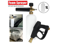 Thumbnail for Car wash foam cannon spraying thick foam