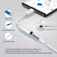 Thumbnail for USB-C to Aux Adapter Headset Jack Adapter