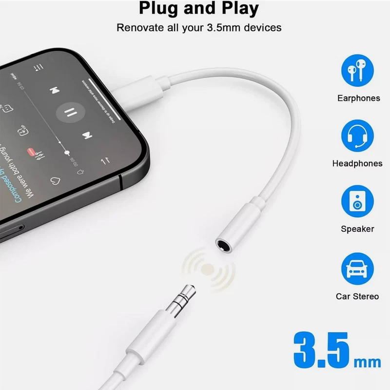 USB-C to Aux Adapter Headset Jack Adapter