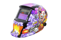 Thumbnail for Close-up of welding helmet solar filter lens with DIN 9-13 shade