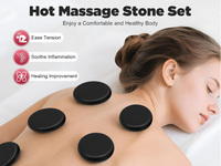 Thumbnail for Hot Stones Massage Set with Warmer Set of 16 Pcs