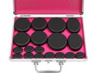 Thumbnail for Hot Stones Massage Set with Warmer Set of 16 Pcs