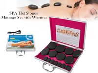 Thumbnail for Hot Stones Massage Set with Warmer Set of 16 Pcs