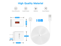 Thumbnail for 10M Weatherproof Power Cable for Arlo Pro 3/4/5 & Ultra 1/2 Cameras