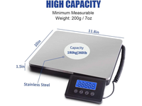 Thumbnail for Digital Platform Scale Electronic Scale 180 KG