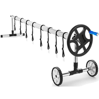 Thumbnail for Pool Cover Roller 6.4 m Adjustable Swimming Pool Solar Blanket Reel