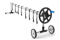 Thumbnail for Pool Cover Roller 6.4 m Adjustable Swimming Pool Solar Blanket Reel