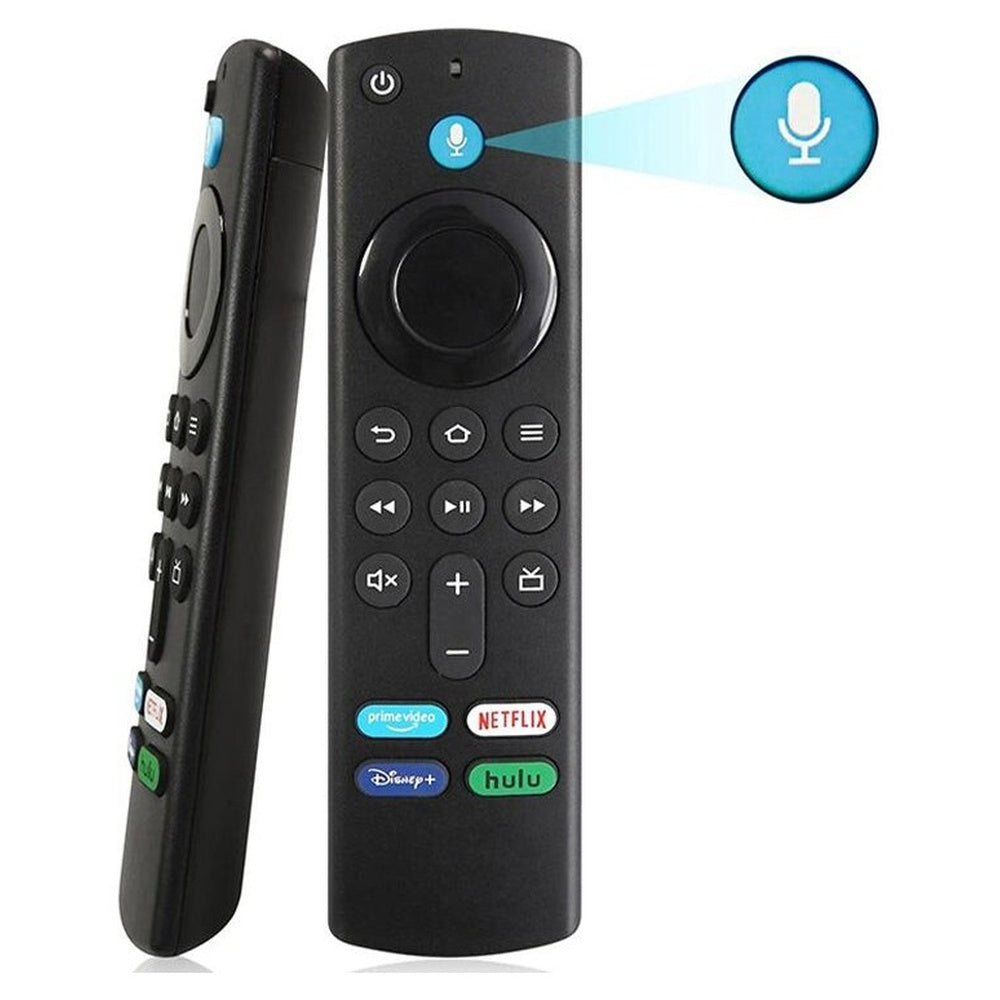 Remote control with Amazon Fire TV logo