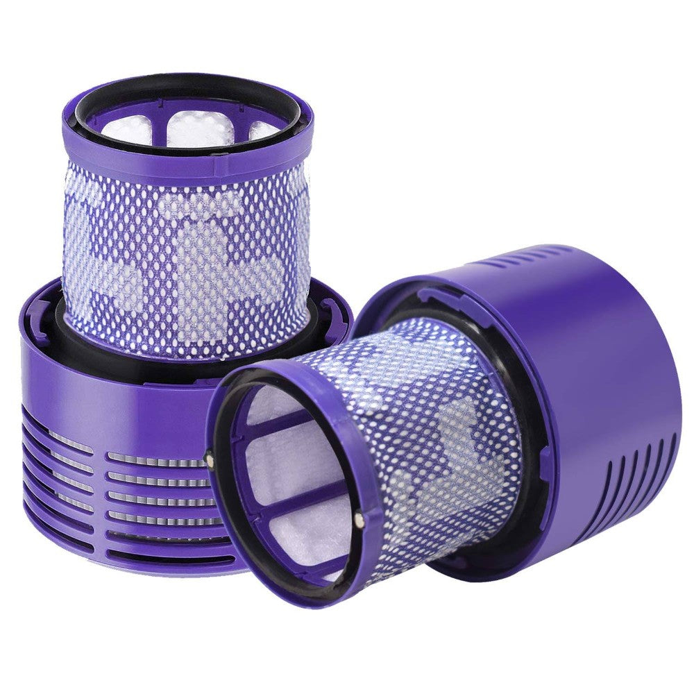 Filter in use capturing dust and allergens