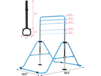 Thumbnail for Kids Gymnastic Bar Horizontal High Bar For Home Gym Training