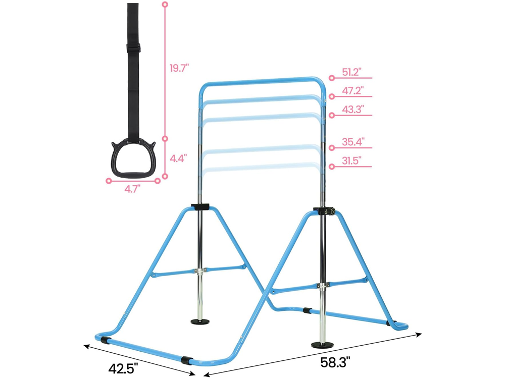 Gymnastic Training Bar Horizontal High Bar For Home Gym Training