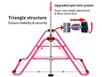 Thumbnail for Kids Gymnastic Bar Horizontal High Bar For Home Gym Training