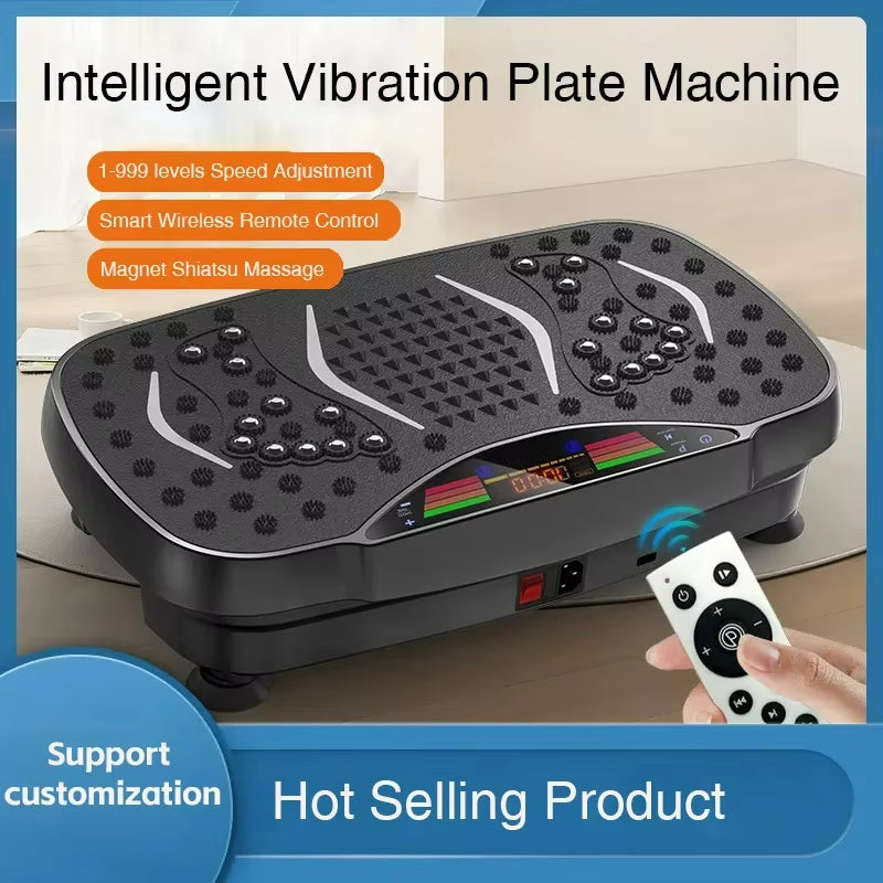 Vibration plate with stable and quiet motor