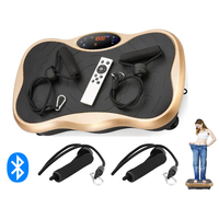 Thumbnail for Vibration Plate lymphatic drainage machine gold colour front view
