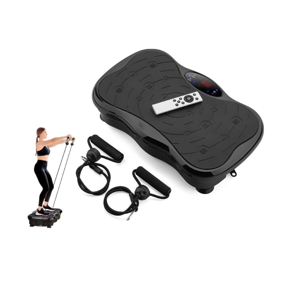 Vibration plate lymphatic drainage machine black steel plastic