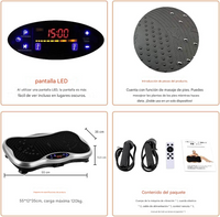 Thumbnail for Vibration plate with Bluetooth speaker