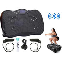 Thumbnail for Vibration plate exercise machine black top view