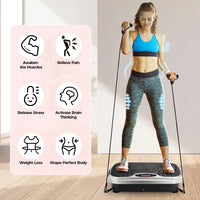 Thumbnail for User standing on vibration plate lymphatic drainage machine