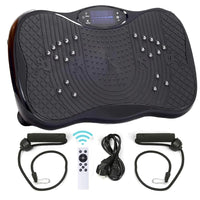 Thumbnail for Vibration plate lymphatic drainage machine top view black ABS
