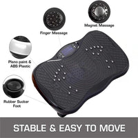 Thumbnail for Vibration plate with resistance bands for upper body training