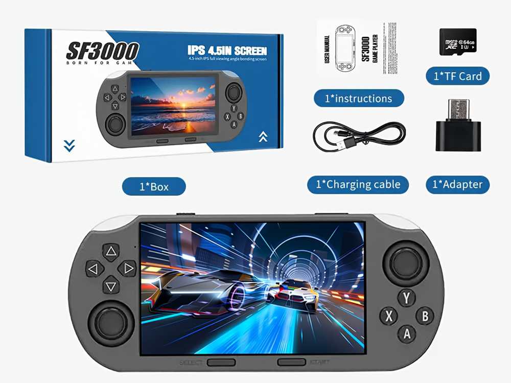 Portable Gaming Console  Retro Game Console