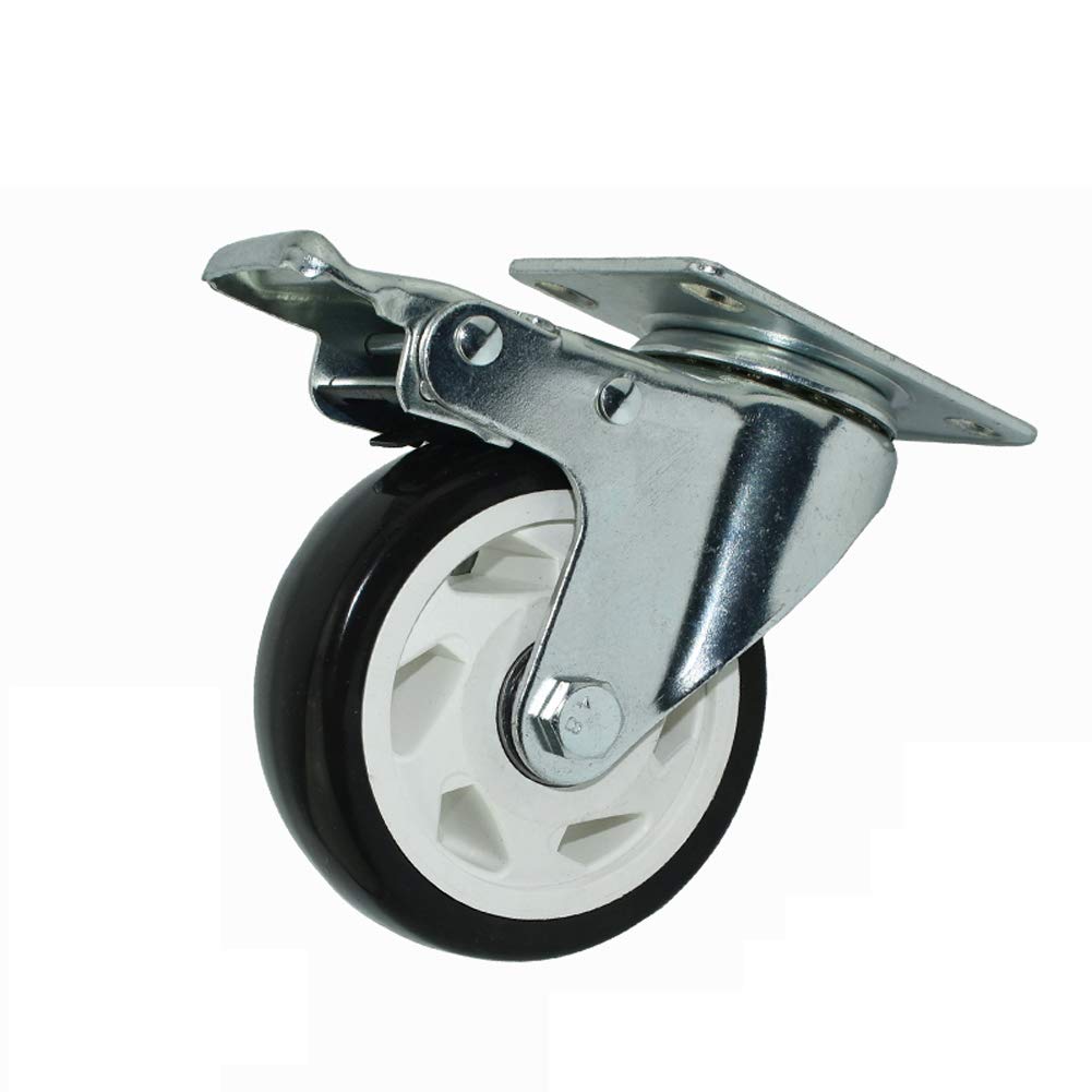 Caster Wheel Trolley Wheel with Brake 4Pcs