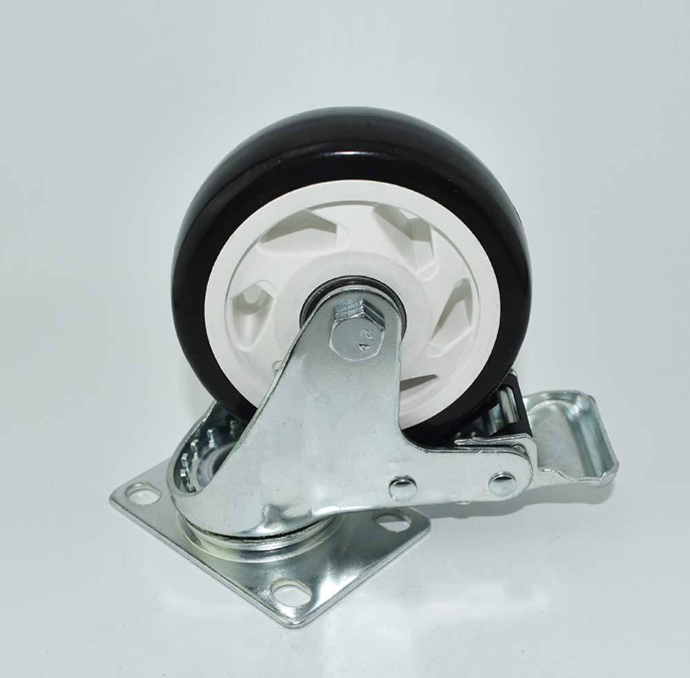 Caster Wheel Trolley Wheel with Brake 4Pcs