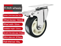 Thumbnail for Castor Trolley Wheel with Brake