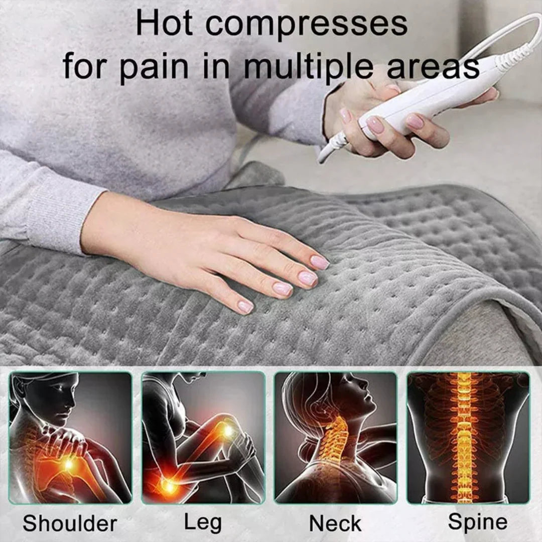 Electric Hot Heated Pad Blanket for Back Pain Muscle Pain Relieve