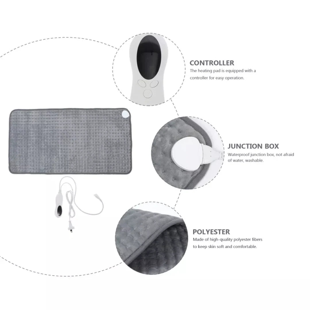 Electric Hot Heated Pad Blanket for Back Pain Muscle Pain Relieve