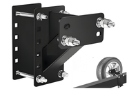 Thumbnail for Close-up of double-nut design securing spare tyre