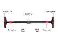 Thumbnail for Adjustable Chin Up Pull Up Bar
