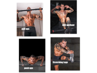 Thumbnail for Adjustable Chin Up Pull Up Bar