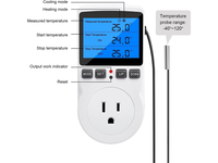 Thumbnail for Digital Temperature Controller Thermostat Timer